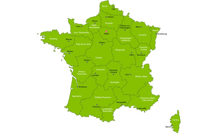 Mapa França